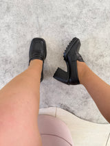MOCASSIM TRENTO BLACK COURO