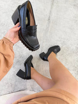 MOCASSIM TRENTO BLACK COURO