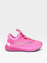 Tênis casual Beyou Shoes Brisbane rosa em tecido de malha com solado texturizado e design moderno