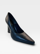 SCARPIN LONDON BLACK COURO