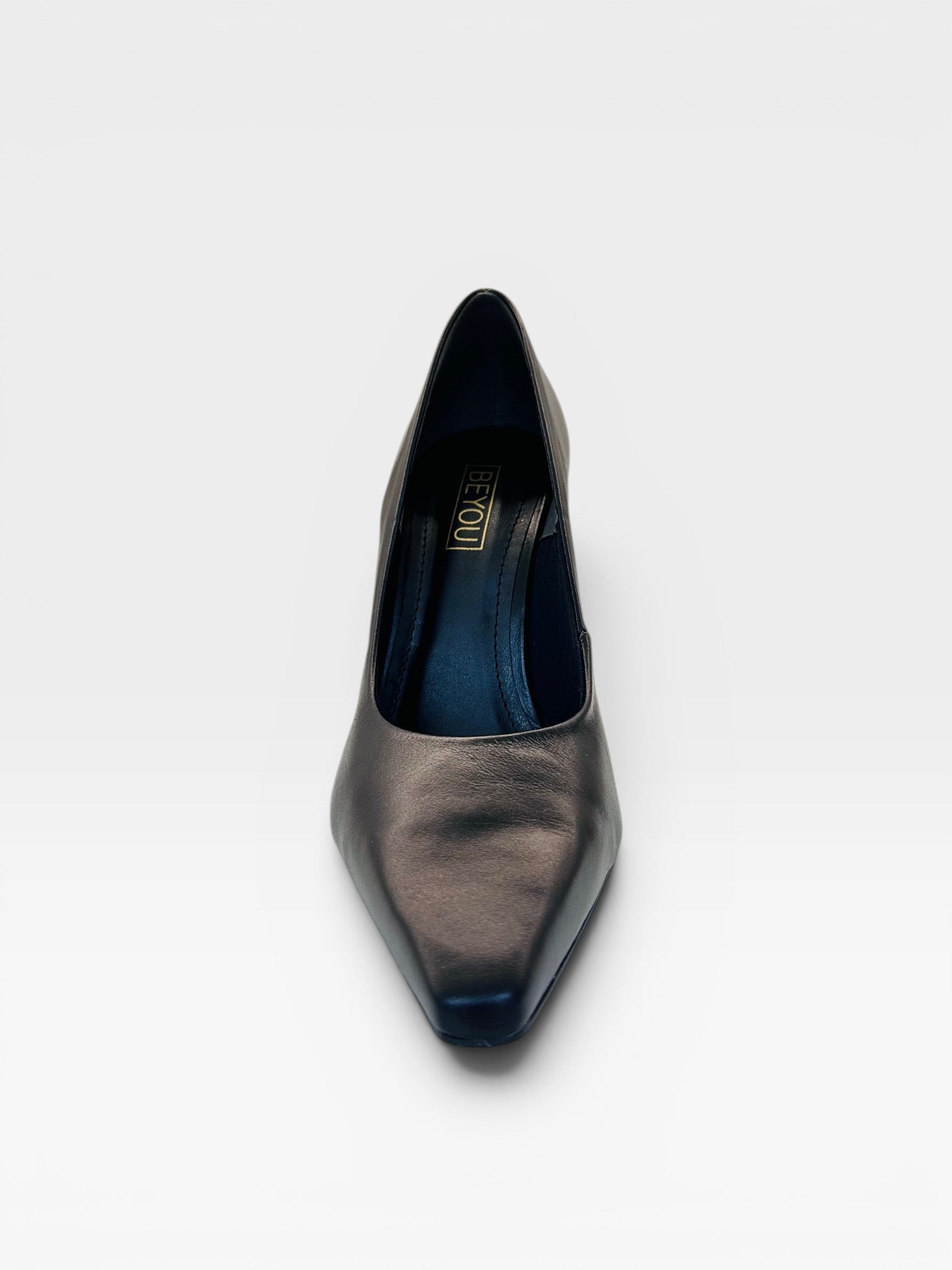 SCARPIN LONDON BLACK COURO