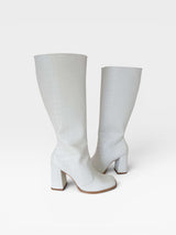 BOTA NEW JERSEY OFF WHITE CANO LONGO