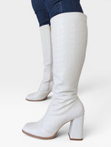 BOTA NEW JERSEY OFF WHITE CANO LONGO