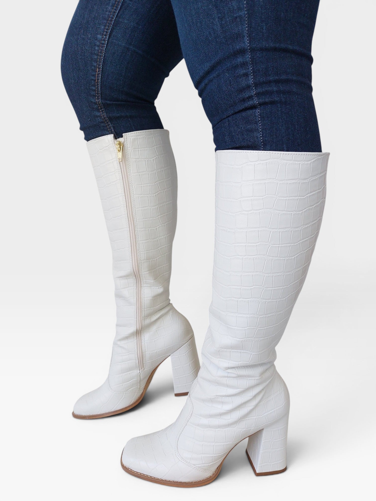 BOTA NEW JERSEY OFF WHITE CANO LONGO